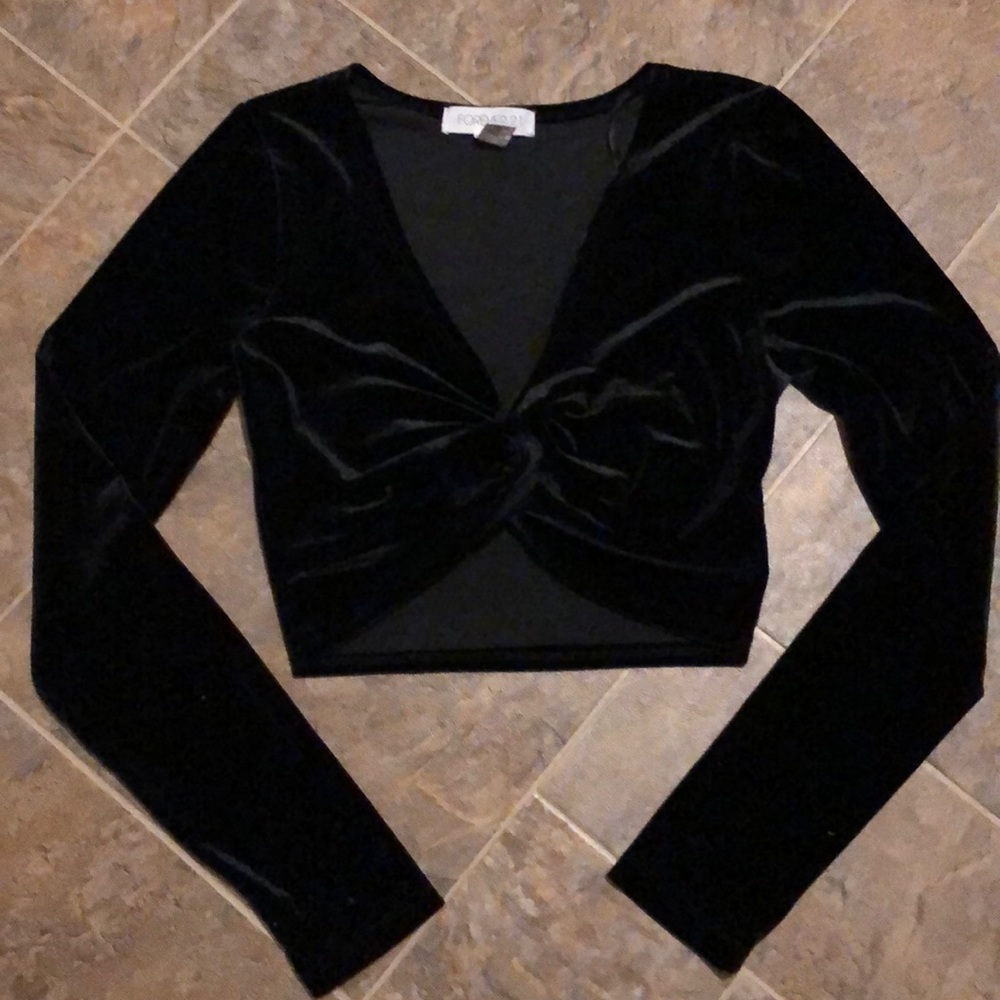Velvety Crop Top